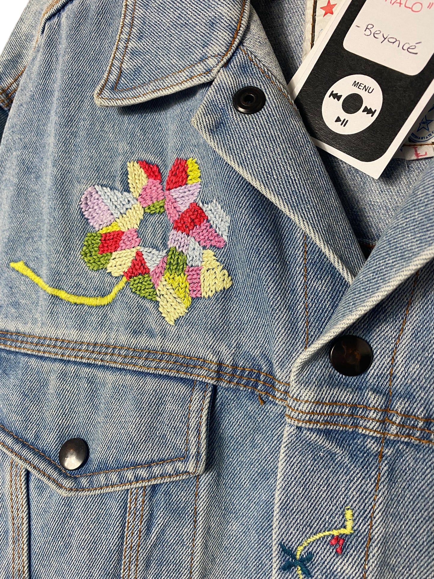 Chaqueta Vaquera Bordados