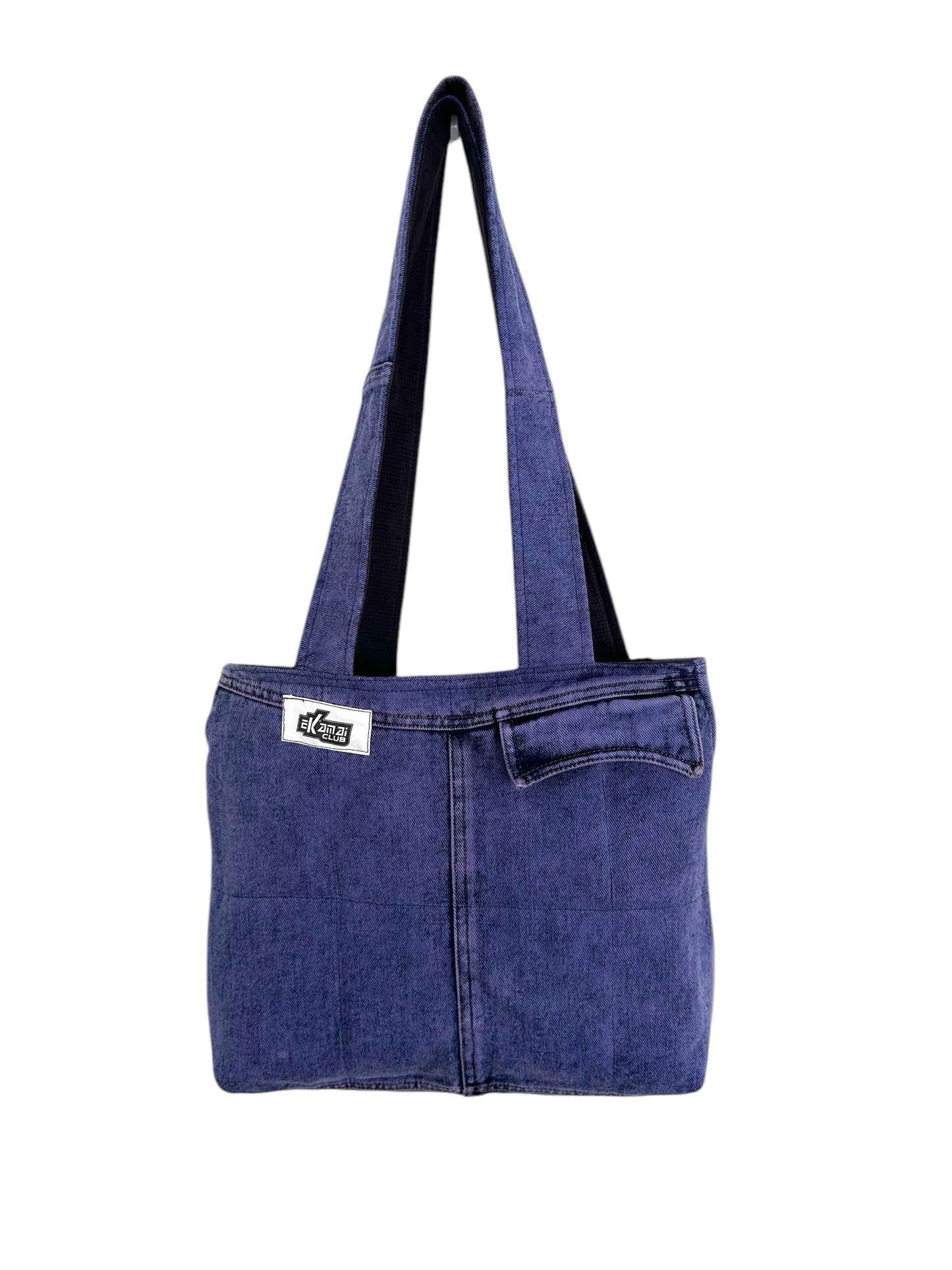 Bolso Reworked Reversible Burberry Shirt - Ekamai Club