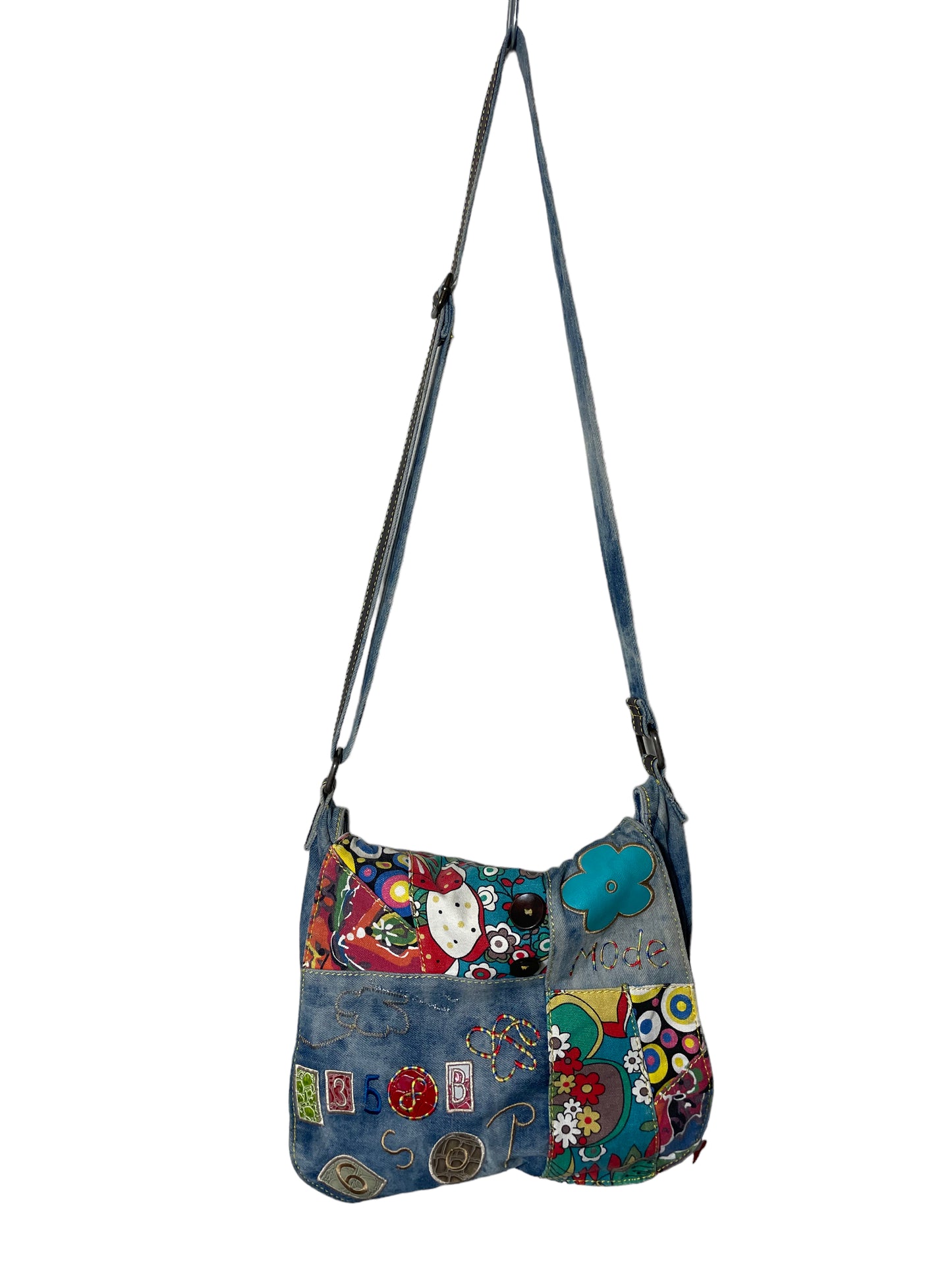 Bolso Denim Patch