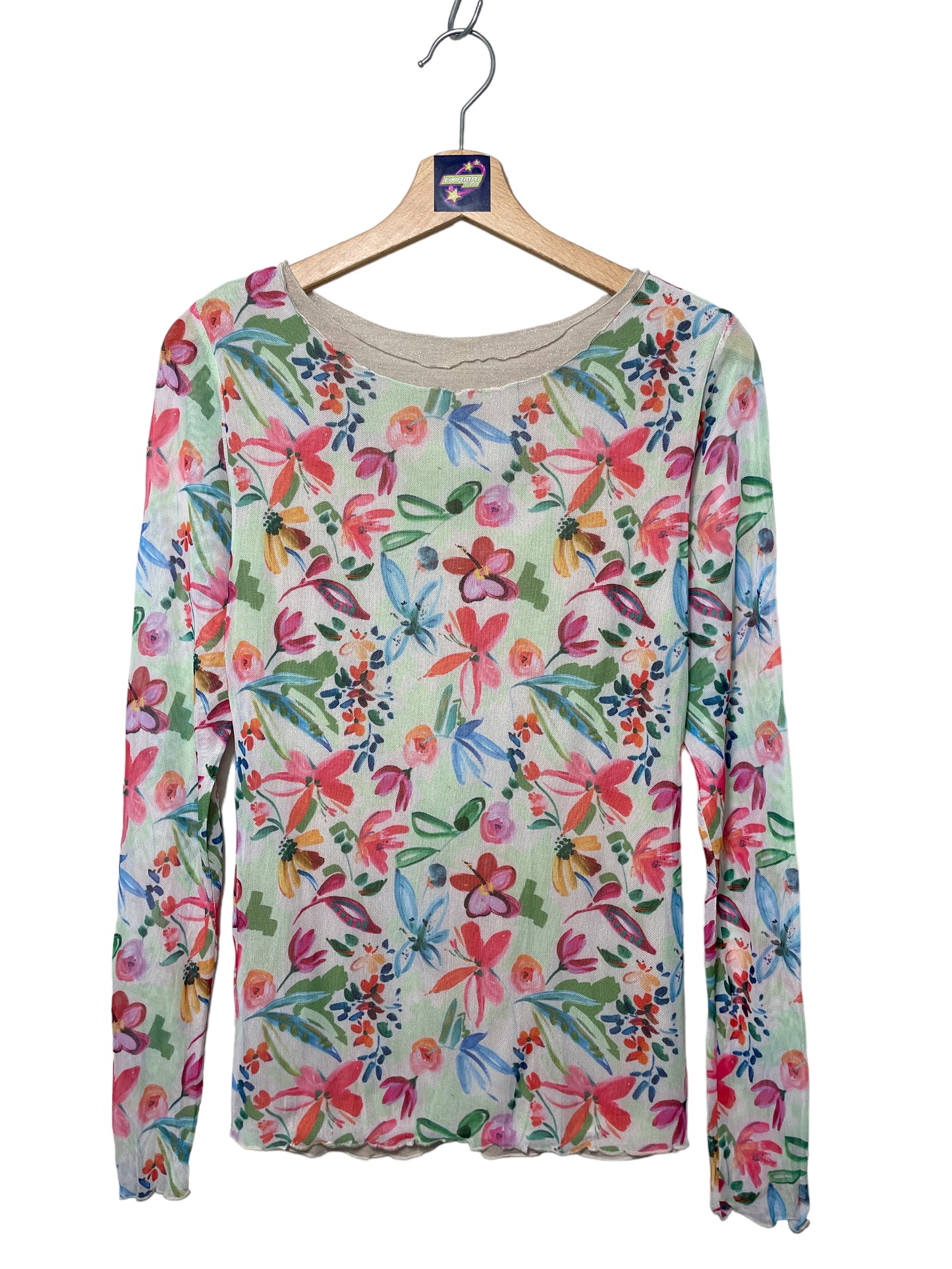 Camiseta Flores Y2K