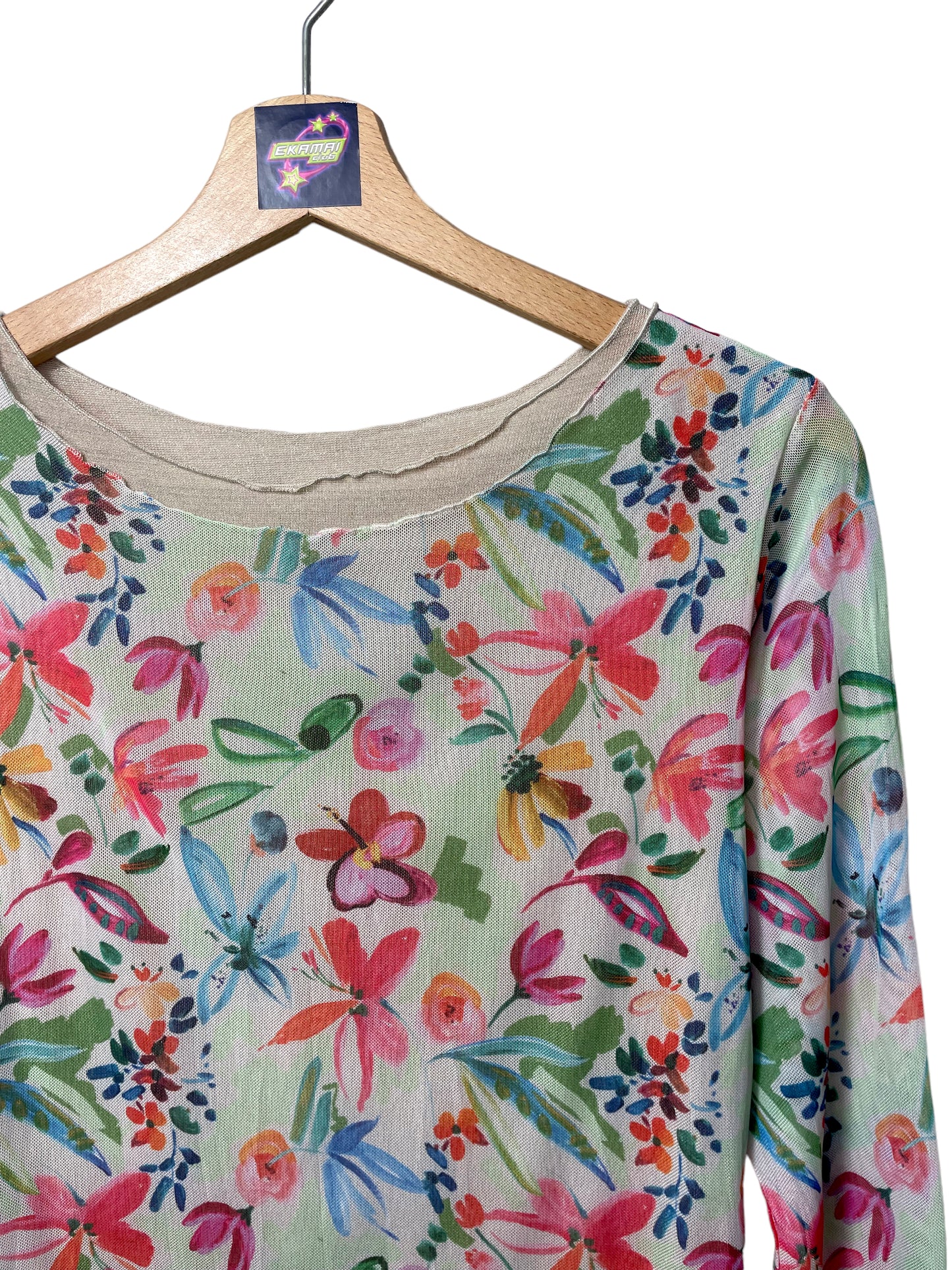 Camiseta Flores Y2K