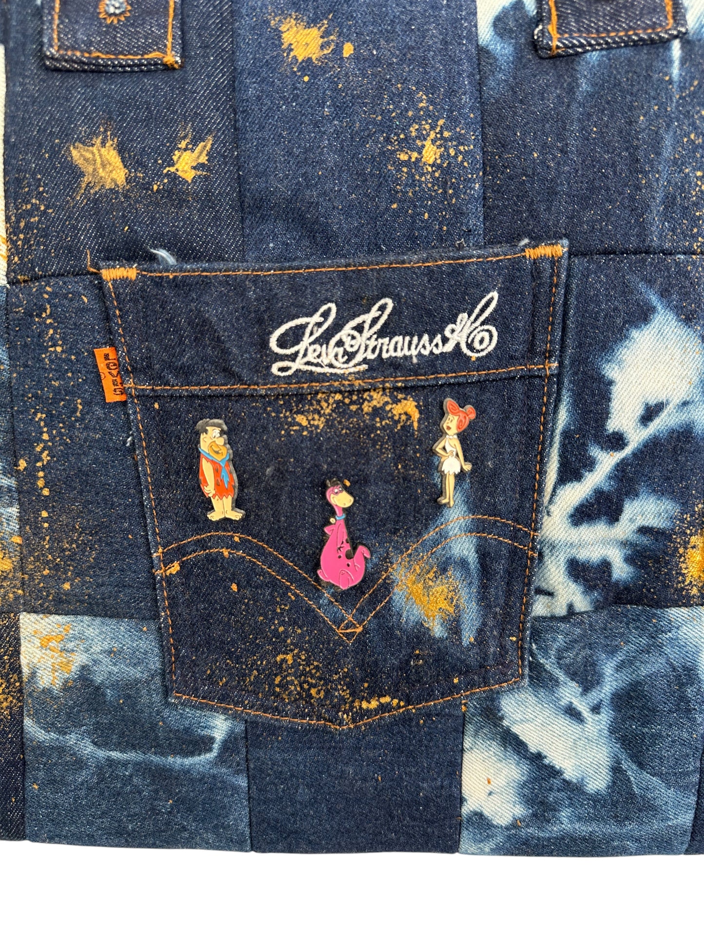 Bolso Reworked Levis Gold