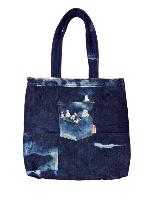 Bolso Reworked Levis’ Dog Reversible