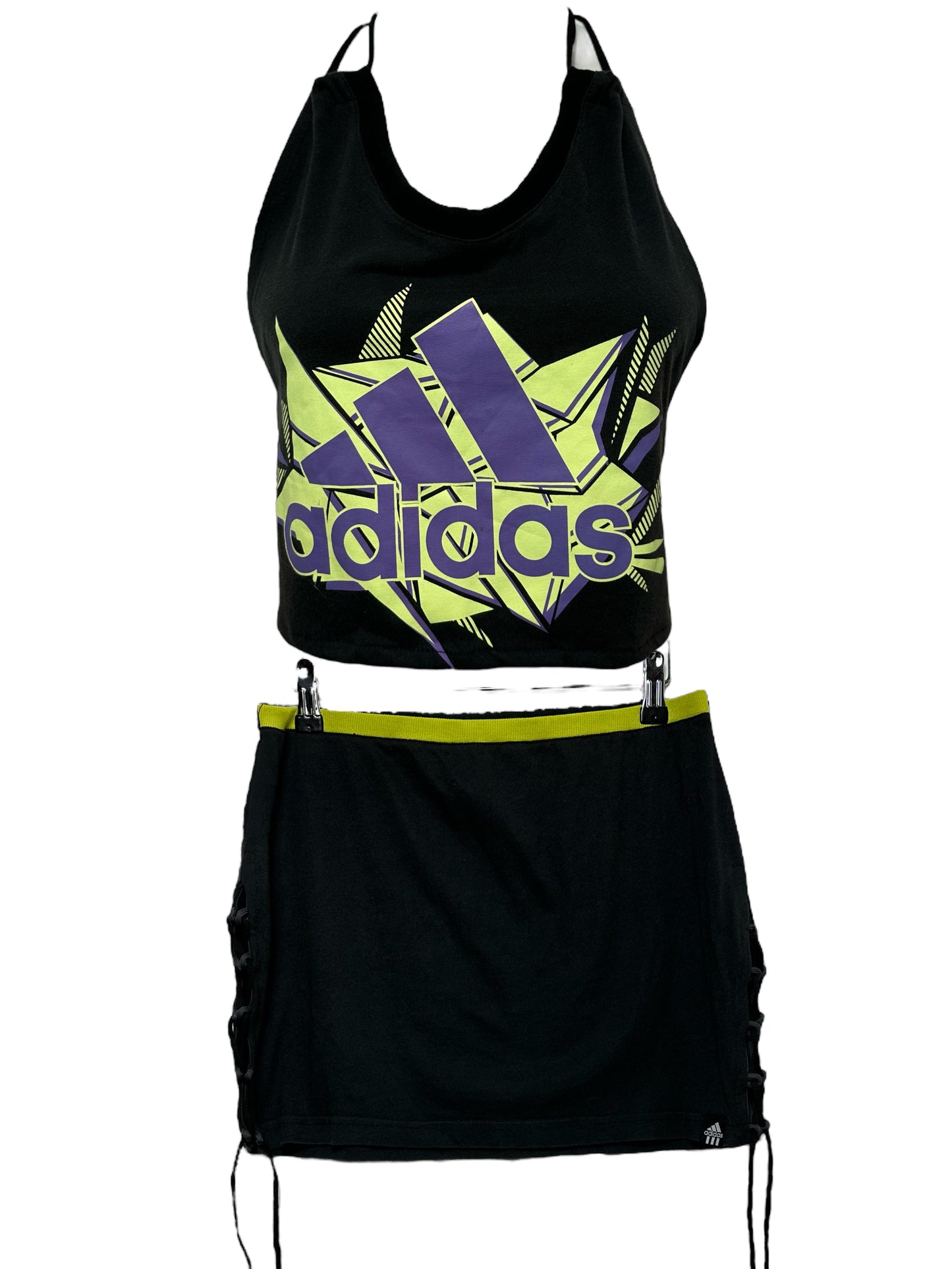 SET Reworked Top + Falda Adidas