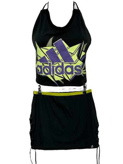SET Reworked Top + Falda Adidas