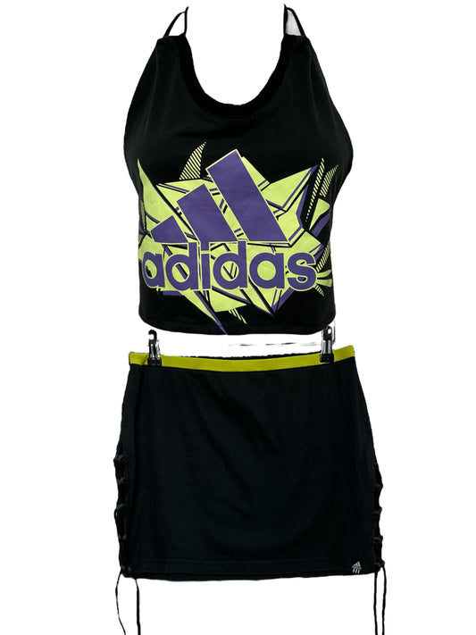 SET Reworked Top + Falda Adidas