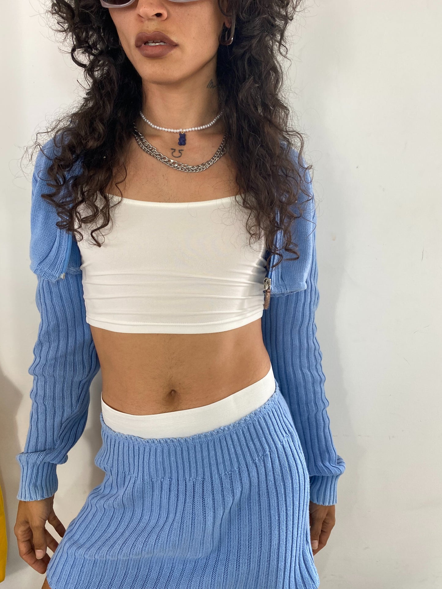 SET Reworked Crop + Falda Punto