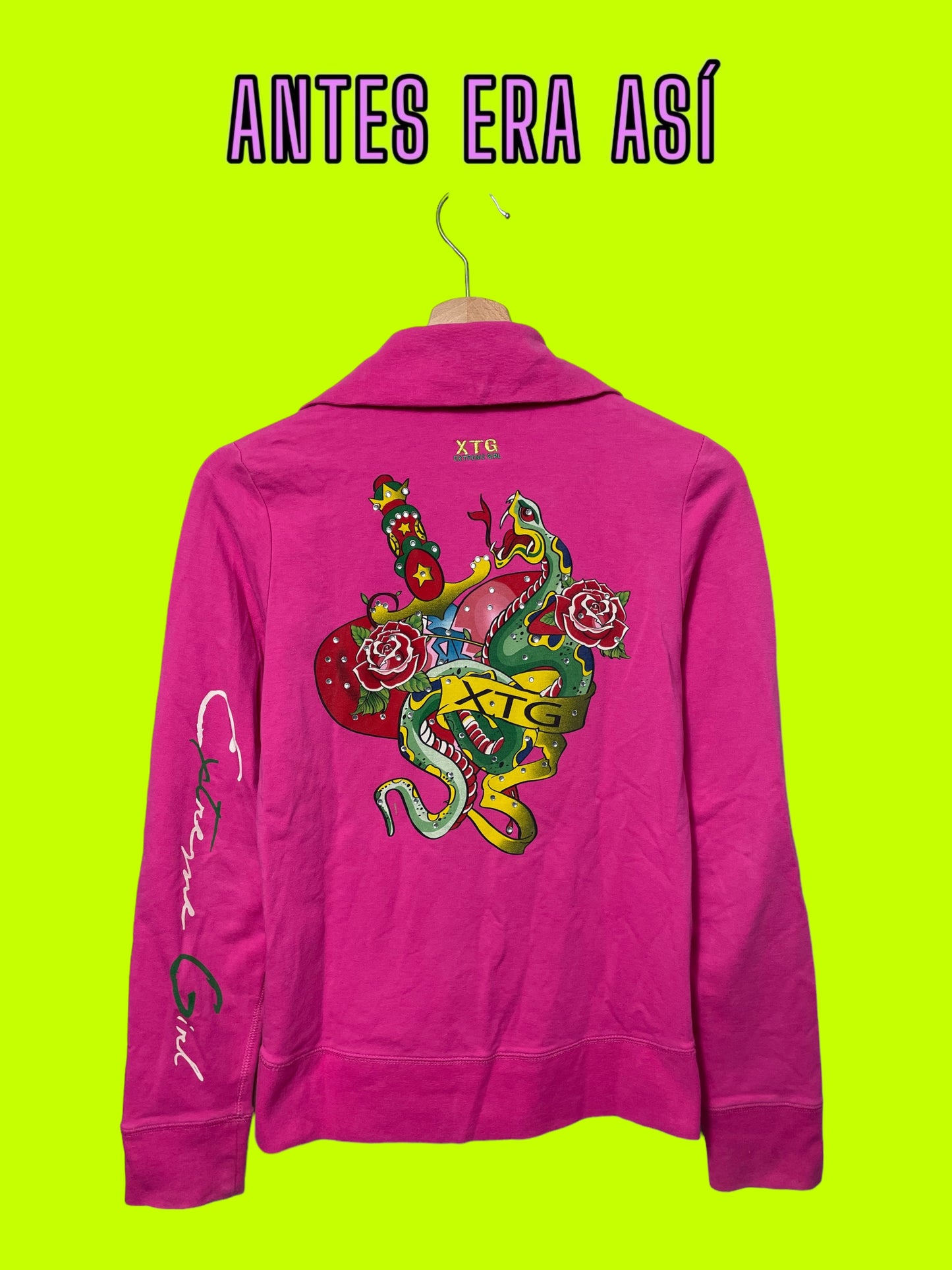 SET Chaqueta Crop + Top Pink