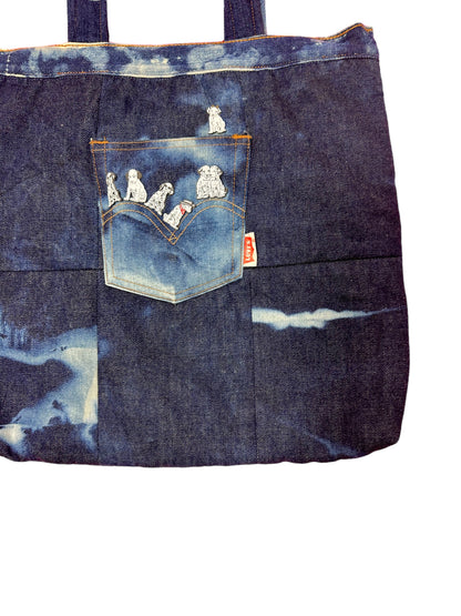 Bolso Reworked Levis’ Dog Reversible - Ekamai Club