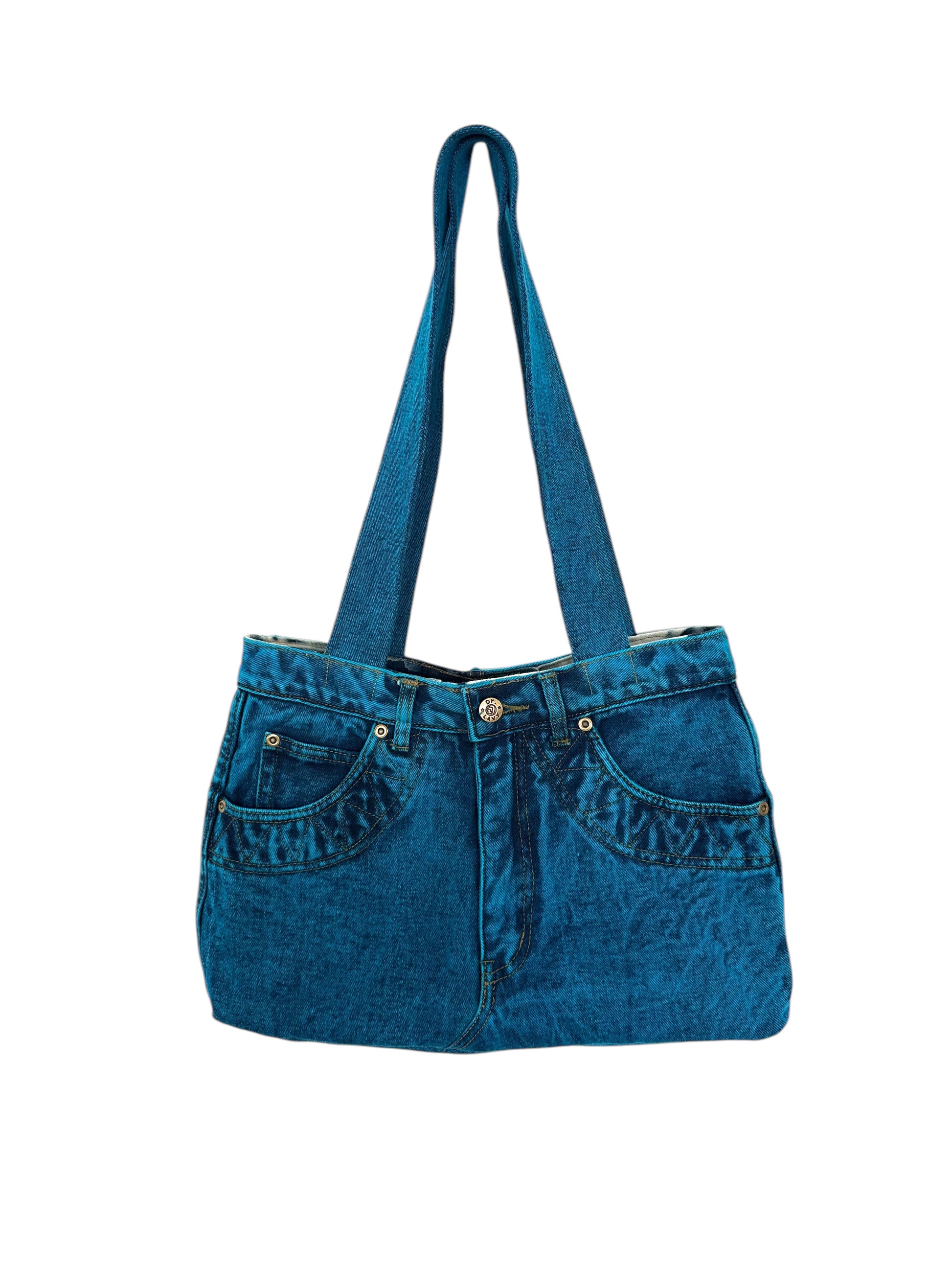 Bolso Reworked Reversible Blue Denim - Ekamai Club