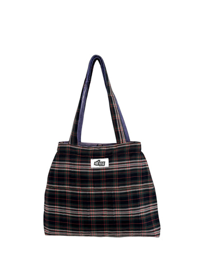 Bolso Reworked Reversible Denim Lila - Ekamai Club