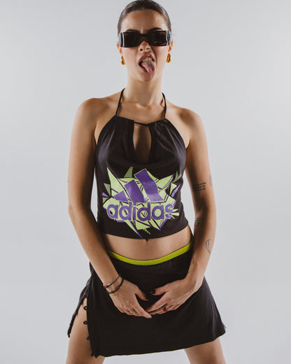SET Reworked Top + Falda Adidas