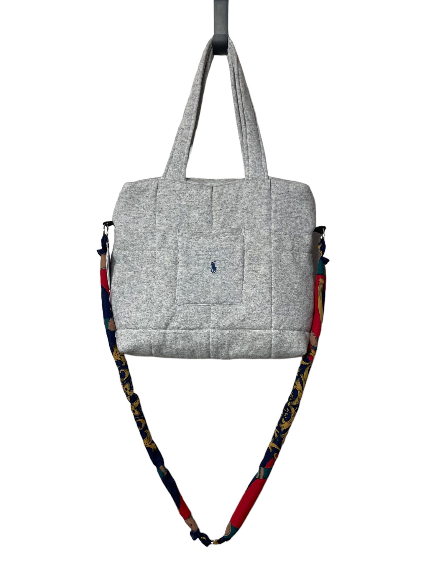 Bolso Reworked Gris Ralph Lauren