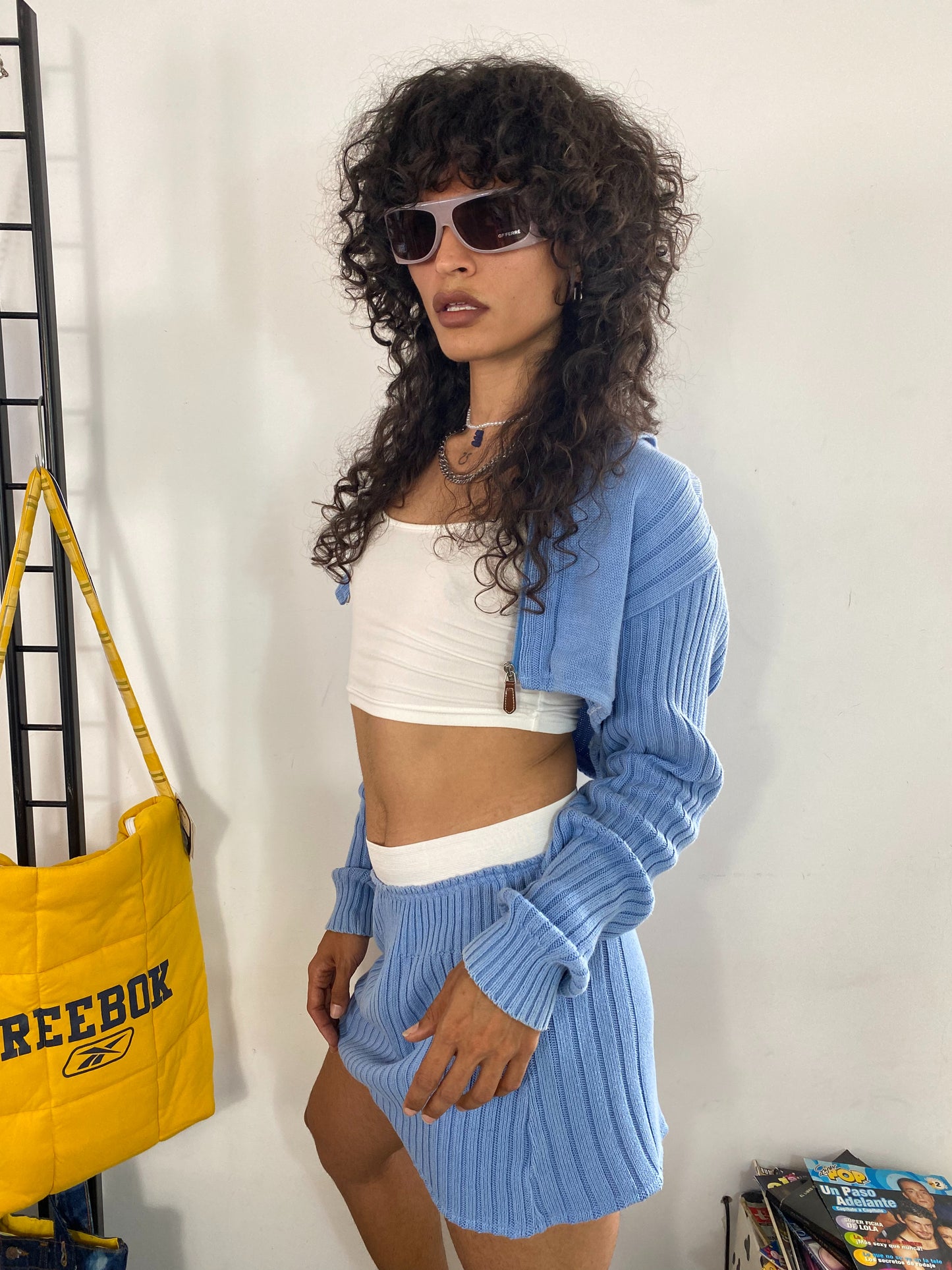 SET Reworked Crop + Falda Punto