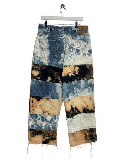 Pantalón Reworked Fusión Patch Denim 2/2 - Ekamai Club