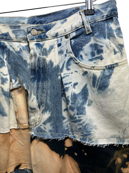Pantalón Reworked Fusión Patch Denim 2/2 - Ekamai Club