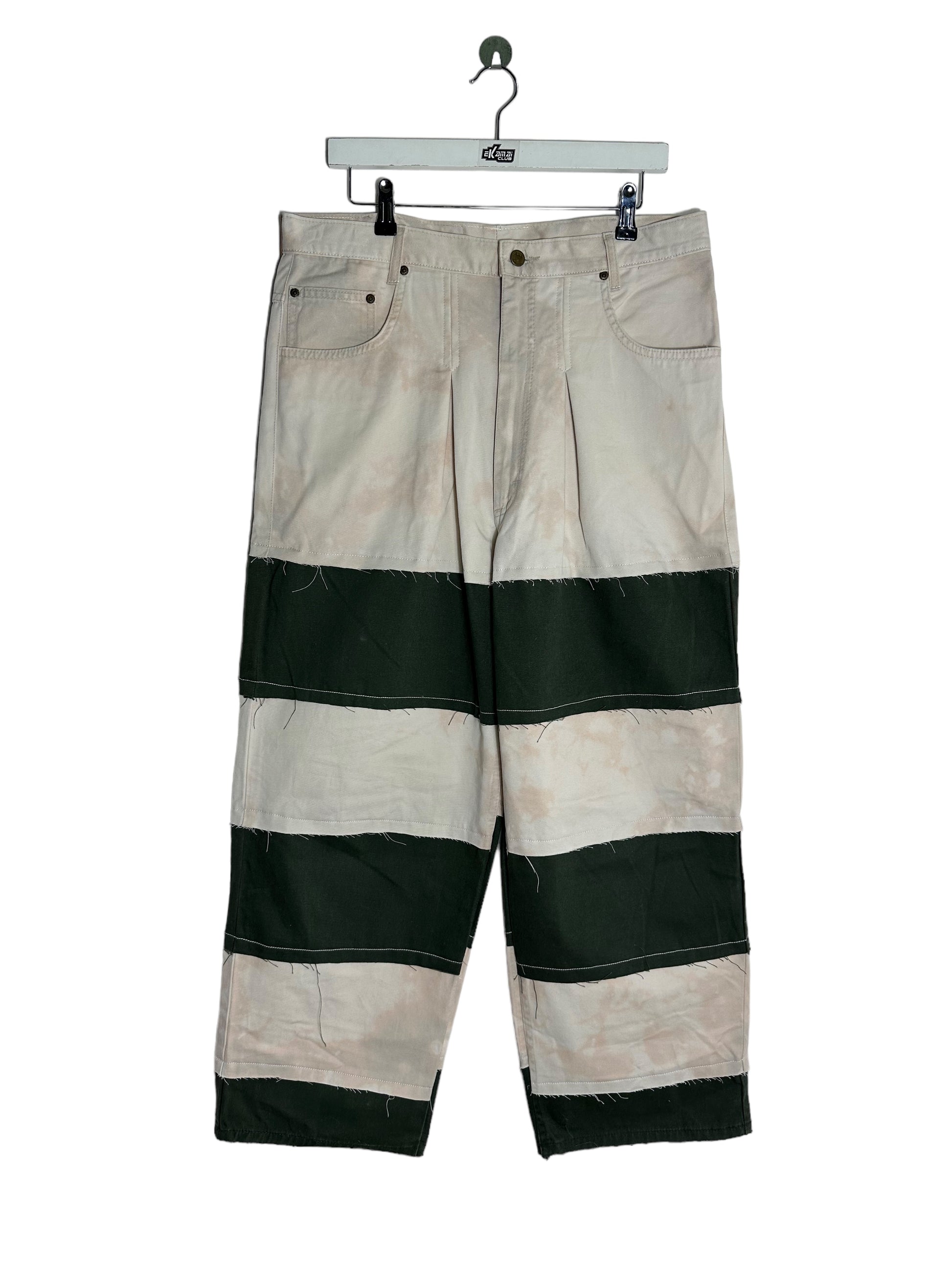 Pantalón Reworked Fusión Patch Green 1/2 - Ekamai Club