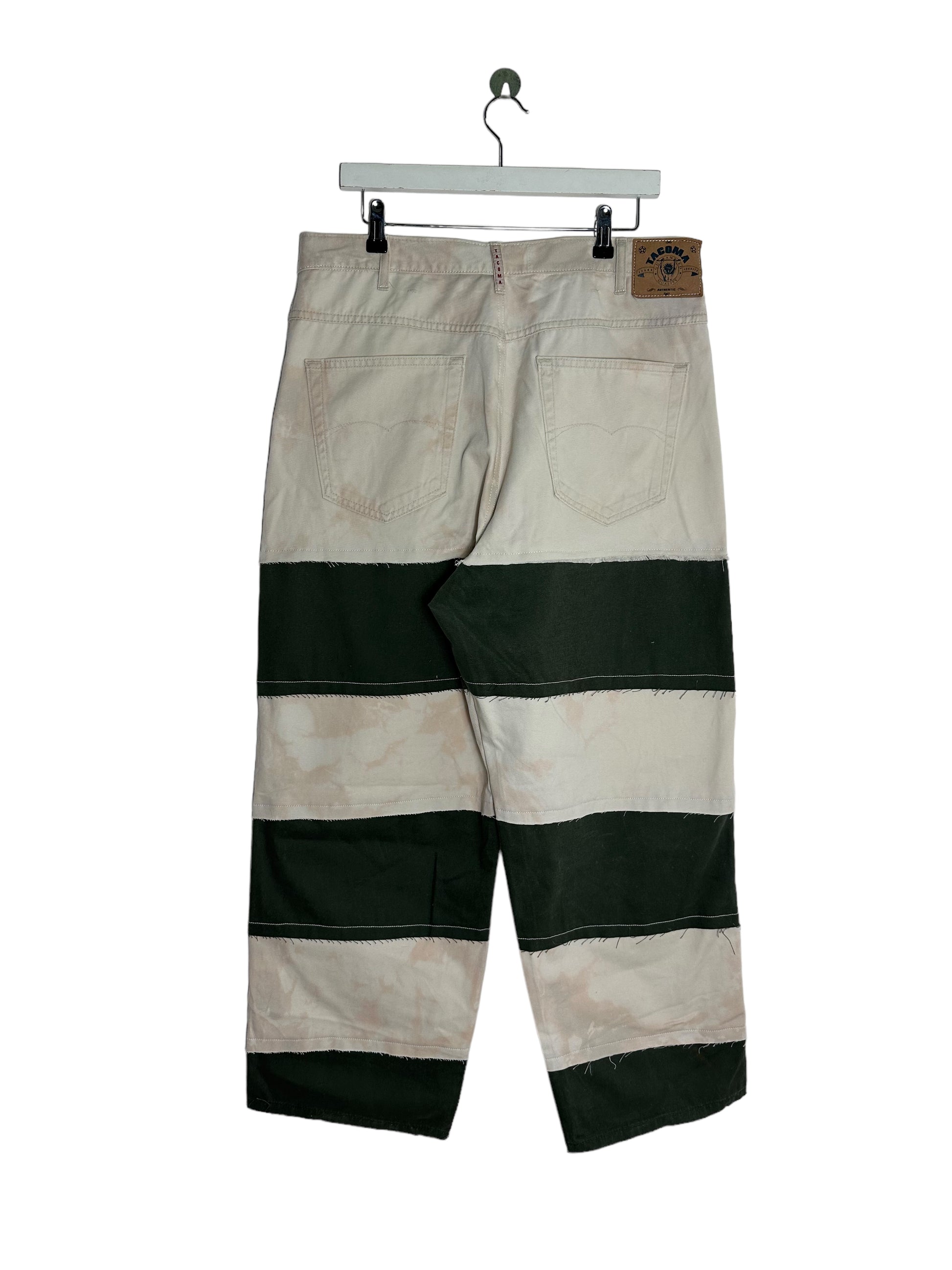Pantalón Reworked Fusión Patch Green 1/2 - Ekamai Club