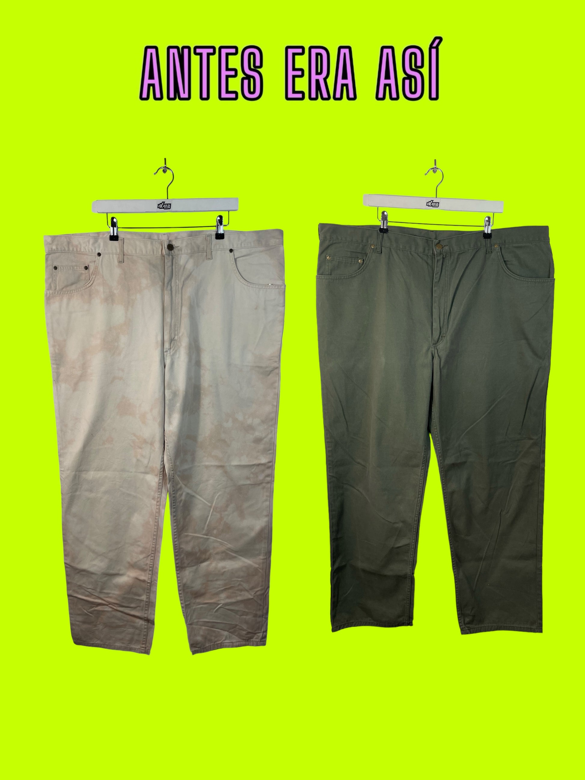 Pantalón Reworked Fusión Patch Green 1/2 - Ekamai Club