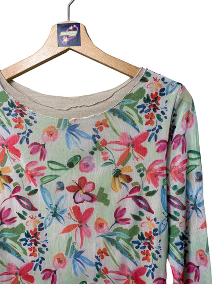 Camiseta Flores Y2K